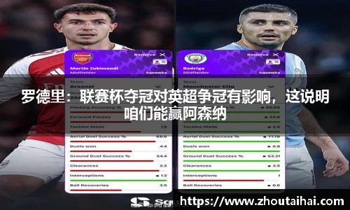 罗德里：联赛杯夺冠对英超争冠有影响，这说明咱们能赢阿森纳